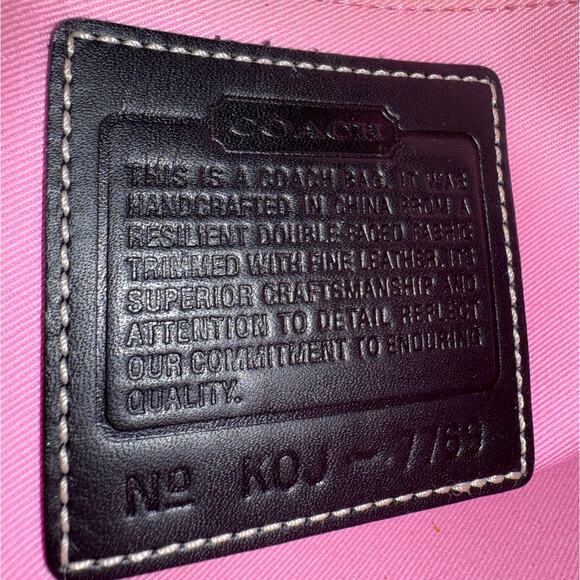 y2k COACH Vintage Mini Demi Hampton 7769 Mini Purse Shoulder Bag - Picture 8 of 12